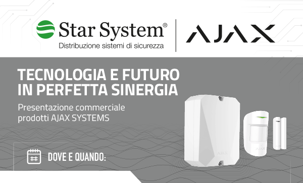 Tecnologia e futuro in perfetta sinergia - Presentazione commerciale prodotti AJAX SYSTEMS