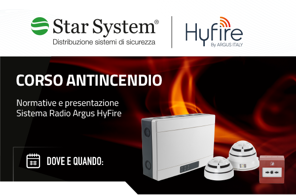 Corso Antincendio - Normative e presentazione Sistema Radio Argus HyFire