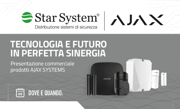 Tecnologia e futuro in perfetta sinergia - Presentazione commerciale prodotti AJAX SYSTEMS