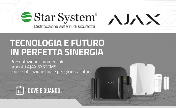 Tecnologia e futuro in perfetta sinergia - Presentazione commerciale prodotti AJAX SYSTEMS