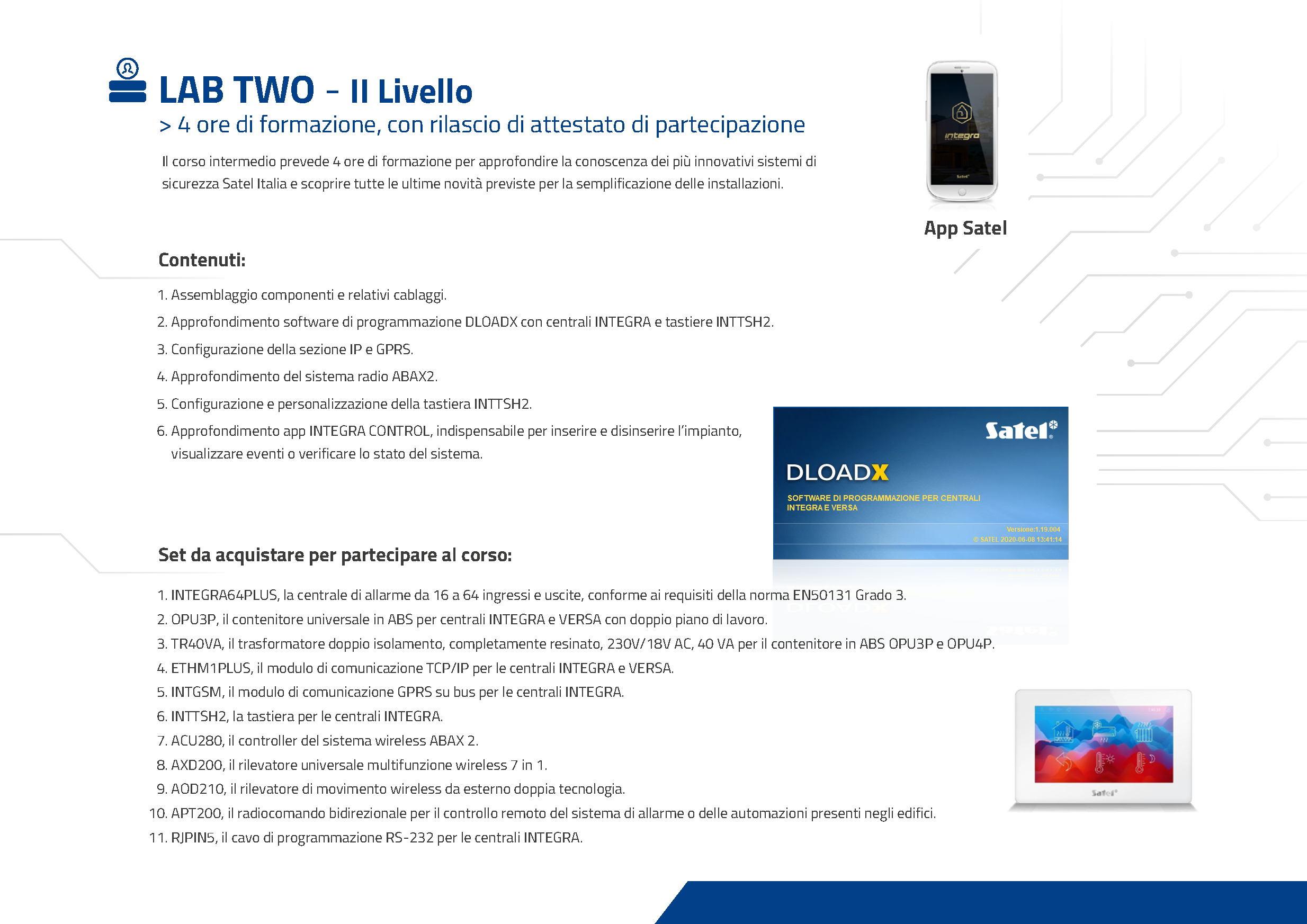 LAB TWO - II Livello - 4 ore di formazione con rilascio di attestato di partecipazione
