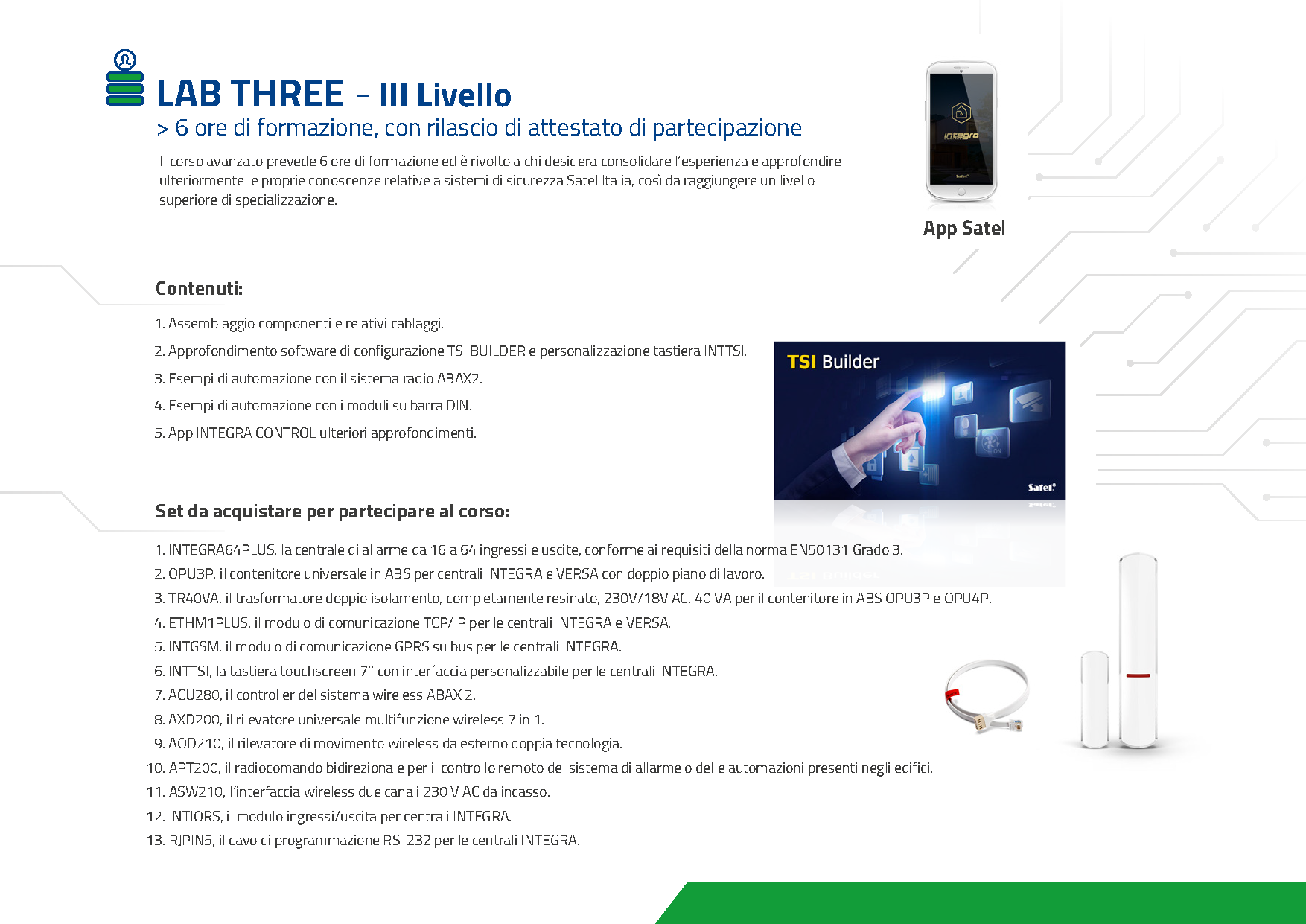 LAB THREE - III Livello - 6 ore di formazione con rilascio di attestato di partecipazione