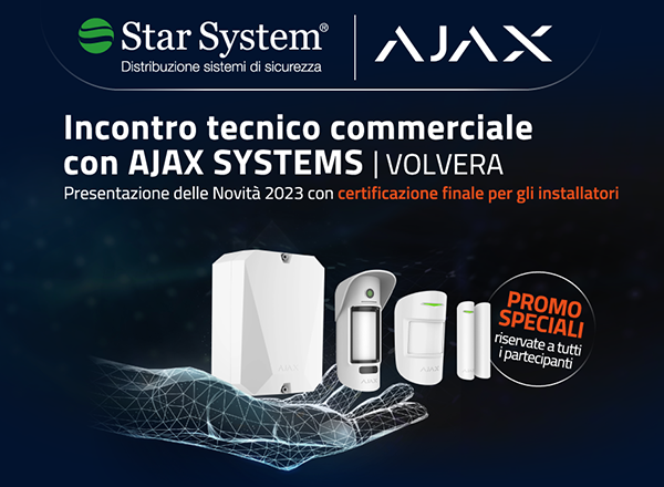 Incontro tecnico commerciale con AJAX SYSTEMS | VOLVERA