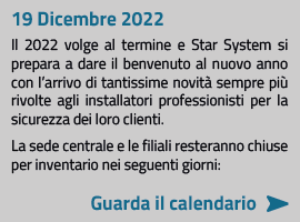 Calendario giorni inventario delle filiali