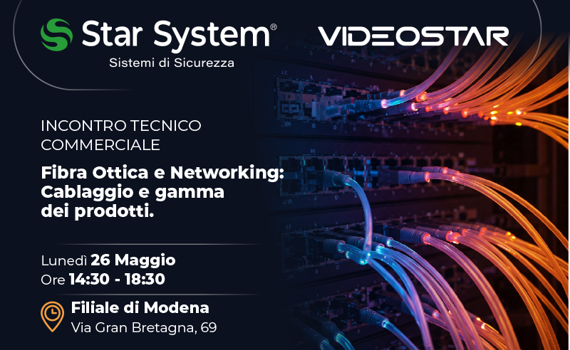 Incontro tecnico commerciale Fibra Ottica e Networking: Cablaggio e gamma dei prodotti