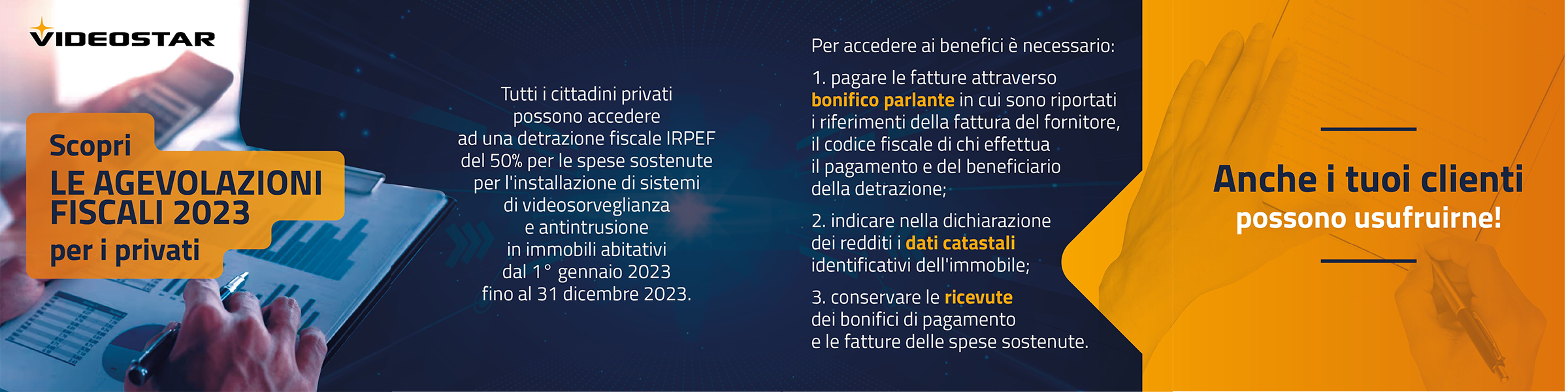 Scopri le agevolazioni fiscali 2023 per i privati